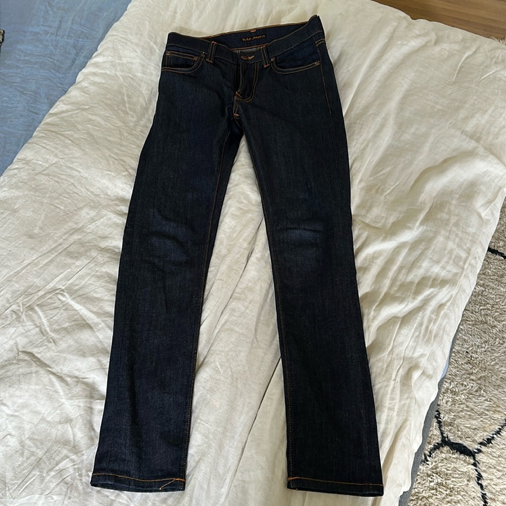 Nudie Jeans- Lean Dean - Dry 16 dips dark wash